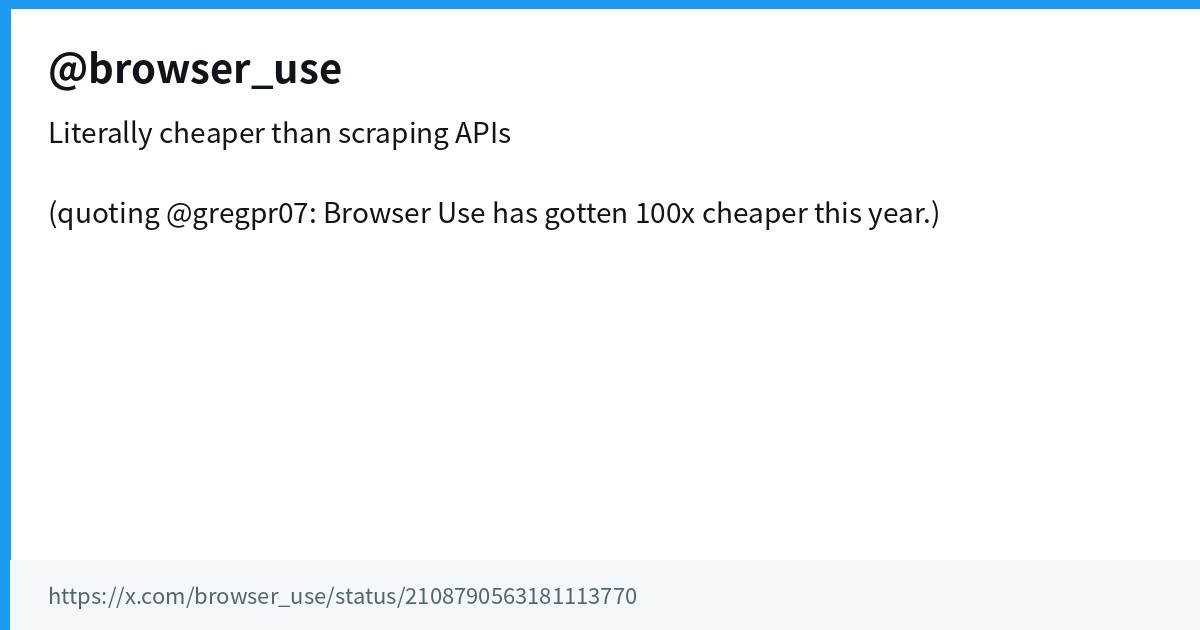 Browser Use 100x cheaper