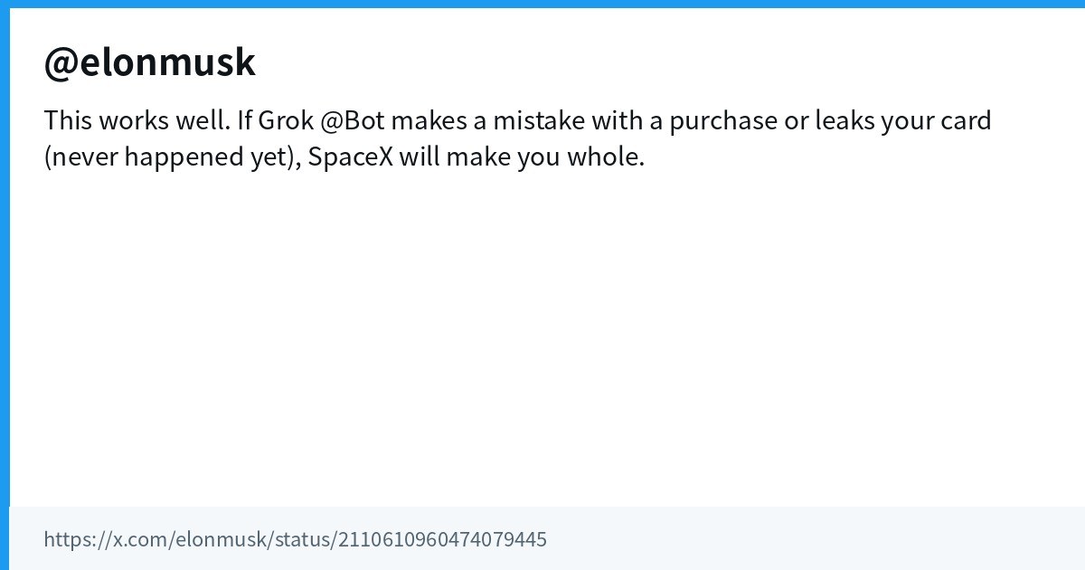 Grok Bot 购物兜底