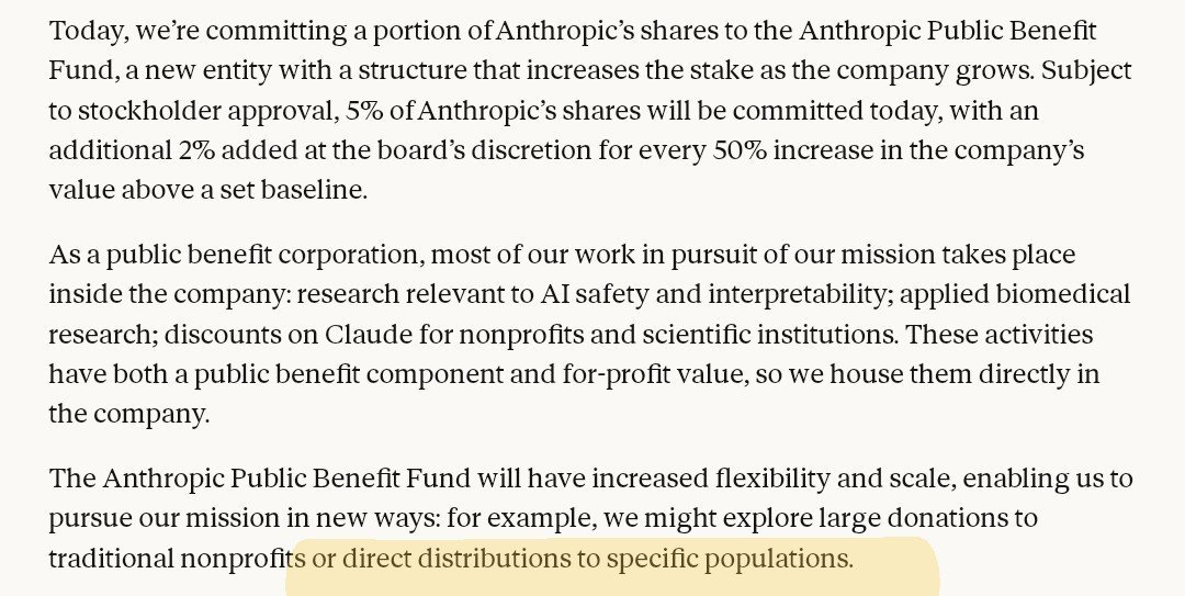 Anthropic 博文中关于「直接分配」的段落